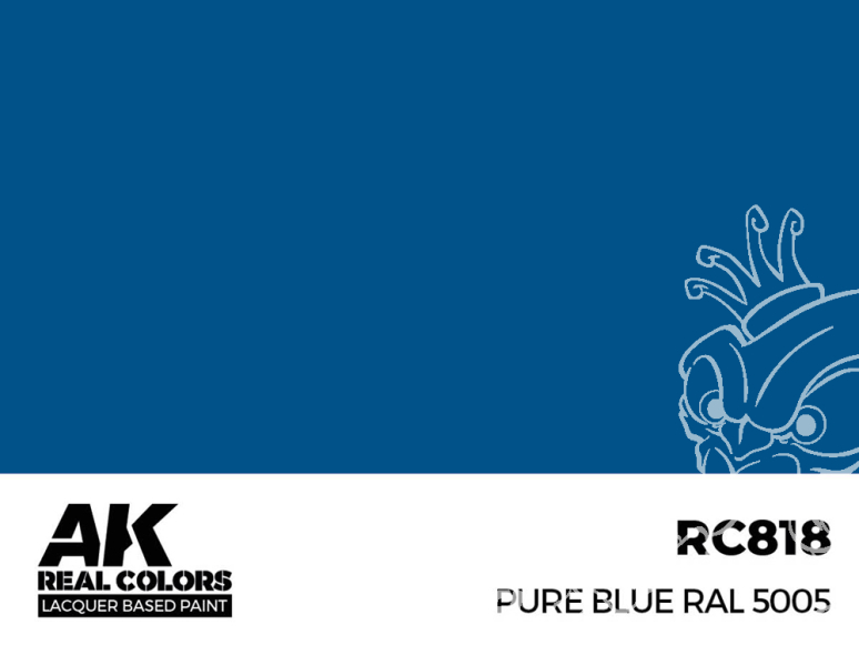 Ak interactive Real Colors RC818 Bleu pur - Pure blue RAL5005 17ml