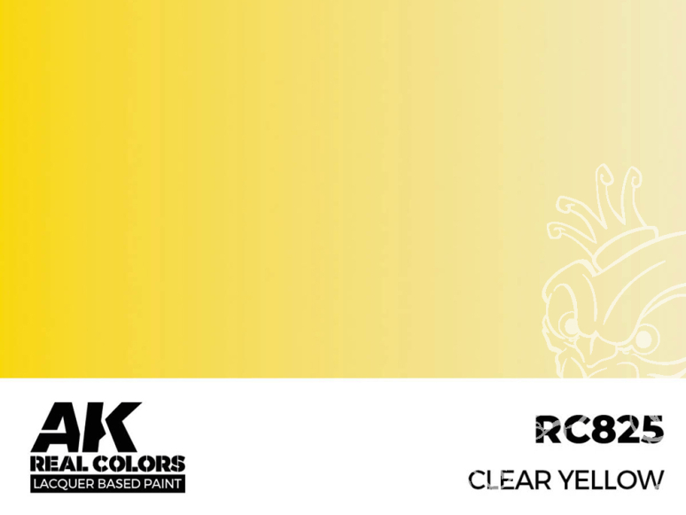 Ak interactive Real Colors RC825 Jaune translucide - Clear yellow 17ml