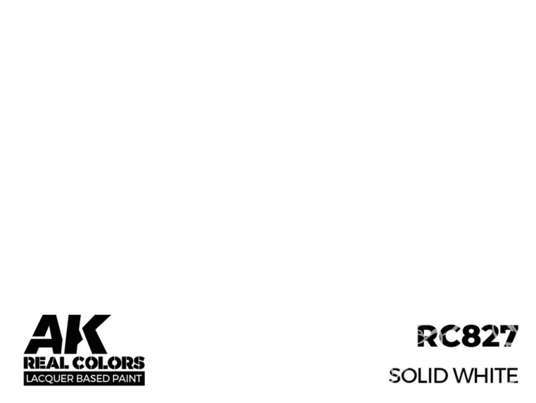 Ak interactive Real Colors RC827 Blanc uni - Solid white 17ml