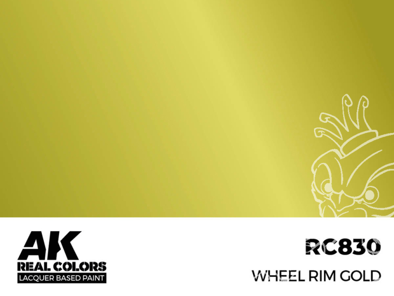 Ak interactive Real Colors RC830 Or roues - Wheel rim gold 17ml