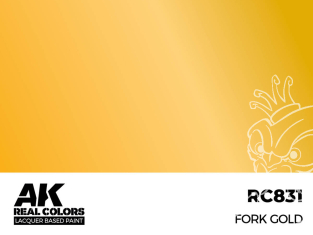 Ak interactive Real Colors RC831 Or fourches - Fork gold 17ml