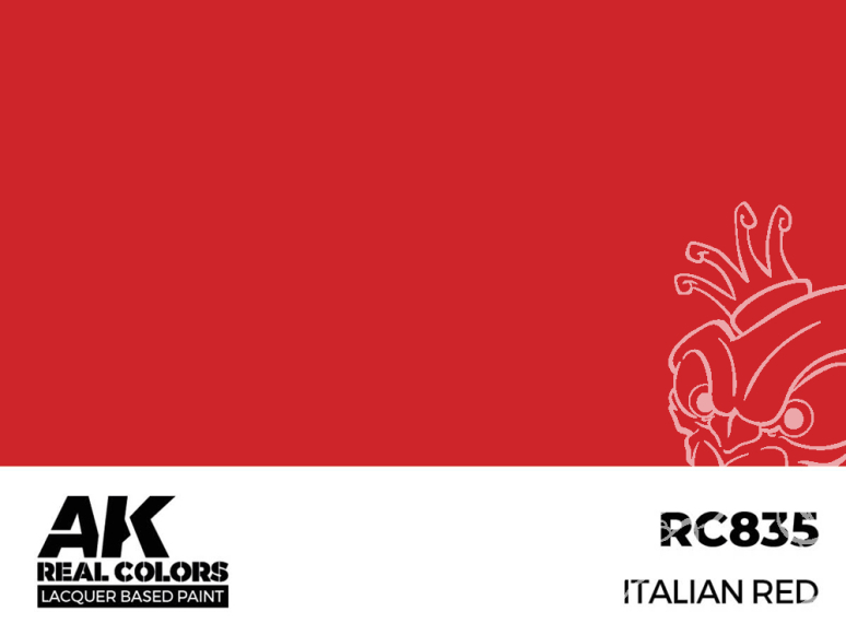 Ak interactive Real Colors RC835 Rouge Italien - Italian Red 17ml