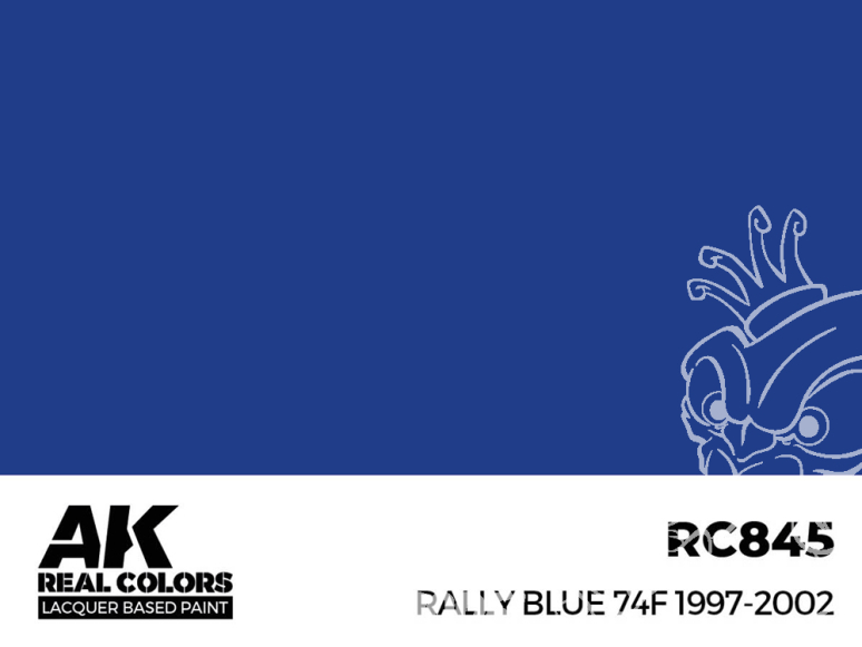 Ak interactive Real Colors RC845 Bleu Rallye - Rally Blue 74F 1997 - 2002 17ml