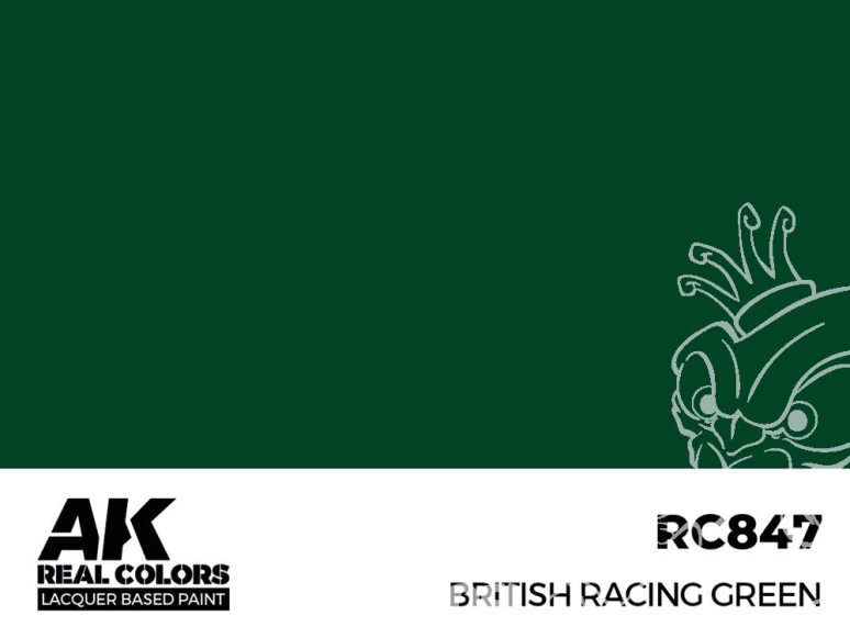 Ak interactive Real Colors RC847 Vert Britannique - British Racing Green 17ml