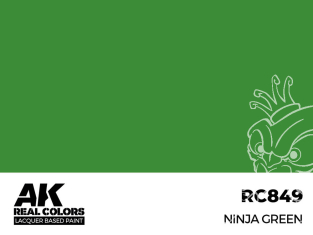 Ak interactive Real Colors RC849 Vert Ninja - Ninja Green 17ml