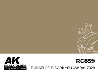 Ak interactive Real Colors RC859 Jaune foncé - Dunkelgelb RAL7028 17ml