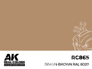 Ak interactive Real Colors RC865 Brun - Braun RAL8020 17ml