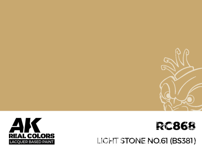 Ak interactive Real Colors RC868 Pierre claire - Light stone no.61 BS381 17ml