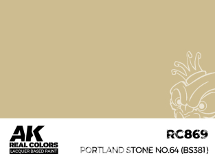 Ak interactive Real Colors RC869 Pierre de Portland - Portland stone no.64 BS381 17ml