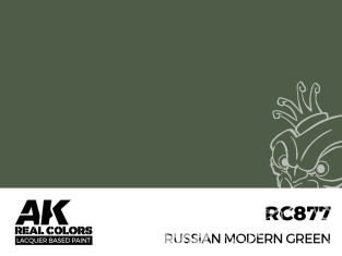 Ak interactive Real Colors RC877 Vert Russe moderne - Russian modern green 17ml