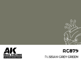 Ak interactive Real Colors RC879 Gris vert Russe - Russian Grey Green 17ml