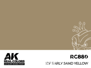 Ak interactive Real Colors RC880 Jaune sable Israelien - IDF Early Sand yellow 17ml