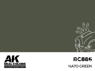 Ak interactive Real Colors RC886 Vert OTAN - NATO Green 17ml