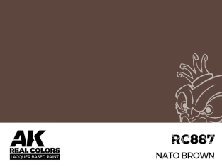 Ak interactive Real Colors RC887 Marron OTAN - NATO Brown 17ml