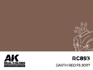 Ak interactive Real Colors RC893 Terre rouge - Earth Red FS30117 17ml