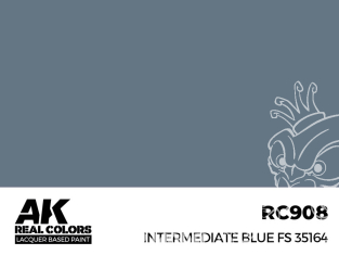 Ak interactive Real Colors RC908 Bleu intermédiaire - Intermediate blue FS35164 17ml