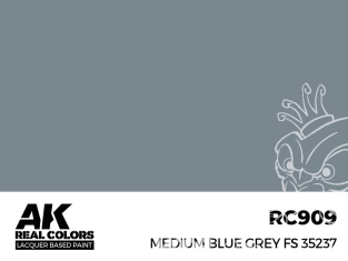 Ak interactive Real Colors RC909 Bleu gris moyen - Medium blue grey FS35237 17ml