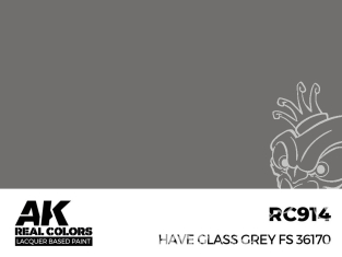 Ak interactive Real Colors RC914 Gris - Have glass grey FS36170 17ml