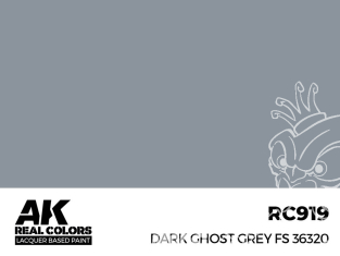 Ak interactive Real Colors RC919 Gris fantôme foncé - Dark Ghost Grey FS36320 17ml