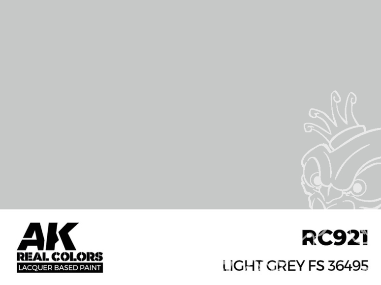 Ak interactive Real Colors RC921 Gris clair - Light Grey FS36495 17ml