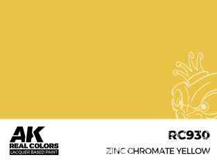 Ak interactive Real Colors RC930 Jaune chromate de zinc - Zinc chromate yellow 17ml