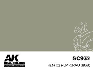 Ak interactive Real Colors RC932 Gris - RLM02 RLM-GRAU 1938 17ml