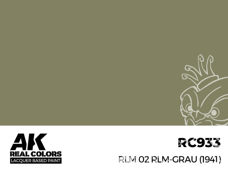 Ak interactive Real Colors RC933 Gris - RLM02 RLM-GRAU 1941 17ml