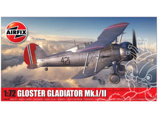 Airfix maquette avion A02052B Gloster Gladiator Mk.I/Mk.II 1/72