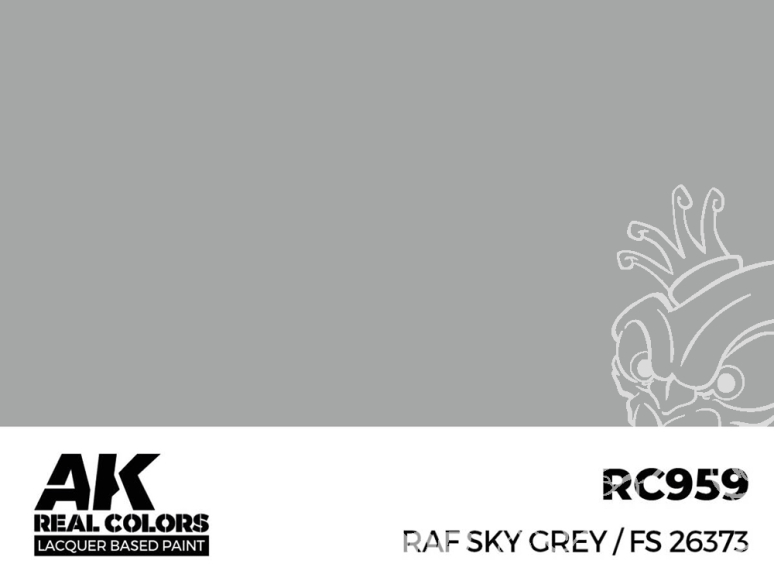 Ak interactive Real Colors RC959 Gris ciel - RAF Sky Grey FS26373 17ml