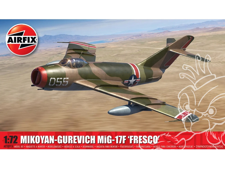 Airfix maquette avion A03091A Mikoyan-Gurevich MiG-17F 'Fresco' 1/72