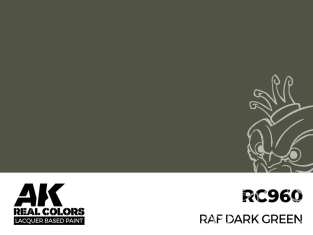 Ak interactive Real Colors RC960 Vert foncé - RAF Dark Green 17ml