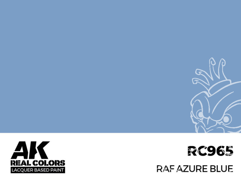 Ak interactive Real Colors RC965 Bleu azur - RAF Azure Blue 17ml