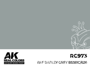 Ak interactive Real Colors RC973 Gris Bradley - RAF Bradley Grey BS381C/626 17ml