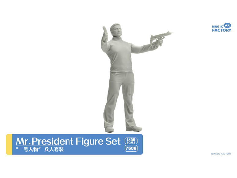 Magic Factory Maquette militaire 7508 Figurine Mr President 1/35