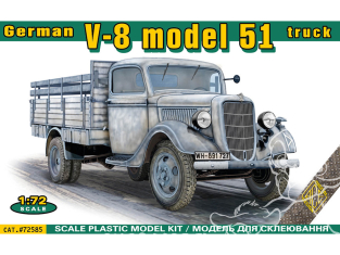 Ace Maquettes Militaire 72585 German V-8 model 51 truck 1/72