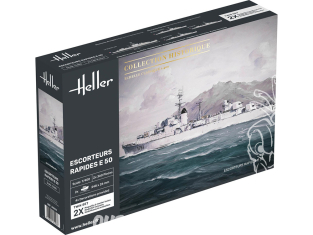 Heller maquette bateau 81093 Escorteurs Rapides E 52 1/400