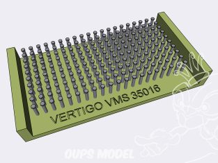 Vertigo VMS35016 Tête de boulon standard hexagonale diamètre 0,9mm