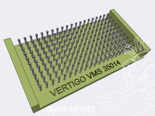 Vertigo VMS35014 Tête de boulon standard hexagonale diamètre 0,7mm