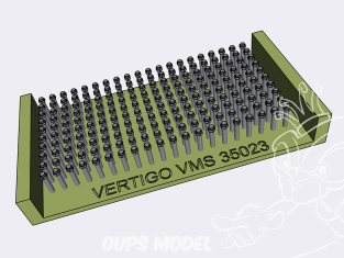 Vertigo VMS35023 Ecrou à tête hexagonale standard diamètre 1mm