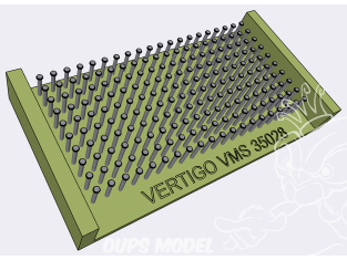 Vertigo VMS35028 Têtes de boulons sur rondelles diamètre 0,7mm