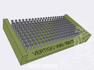 Vertigo VMS35017 Tête de boulon standard hexagonale diamètre 1mm