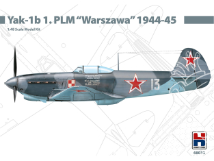 Hobby 2000 maquette avion 48033 Yak-1b 1. PLM "Warszawa" 1944-45 1/48