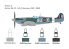 Italeri maquette avion modelset 72007 Set Spitfire Mk. IX inclus peintures principale colle accessoires et pinceau 1/72