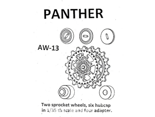 Friul Model AW-13 Roues métal Panther 1/35