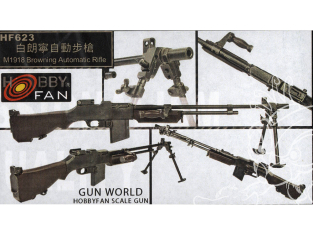 Hobby Fan kit personnages HF623 Fusil automatique Browning M1918 1/4