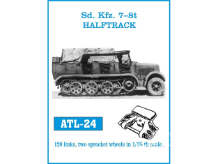 Friul Model ATL-024 Chenilles métal Sd.Kfz. 7-8t Halftrack 1/35