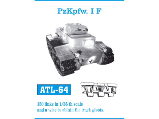 Friul Model ATL-064 Chenilles métal PzKpfw. I F 1/35