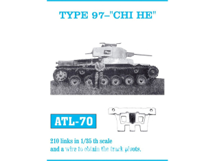 Friul Model ATL-070 Chenilles métal Type 97 - "CHI HE" 1/35