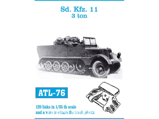 Friul Model ATL-076 Chenilles métal Sd.Kfz.11 3ton 1/35