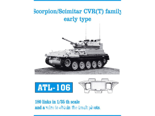 Friul Model ATL-106 Chenilles métal Scorpion / Scimitar CVR(T) family early type 1/35